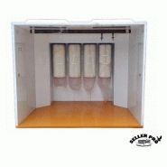 Cabine de pulvérisation de revêtement en poudre - XMF-3 - pour pièces volumineuses avec filtration haute précision_0