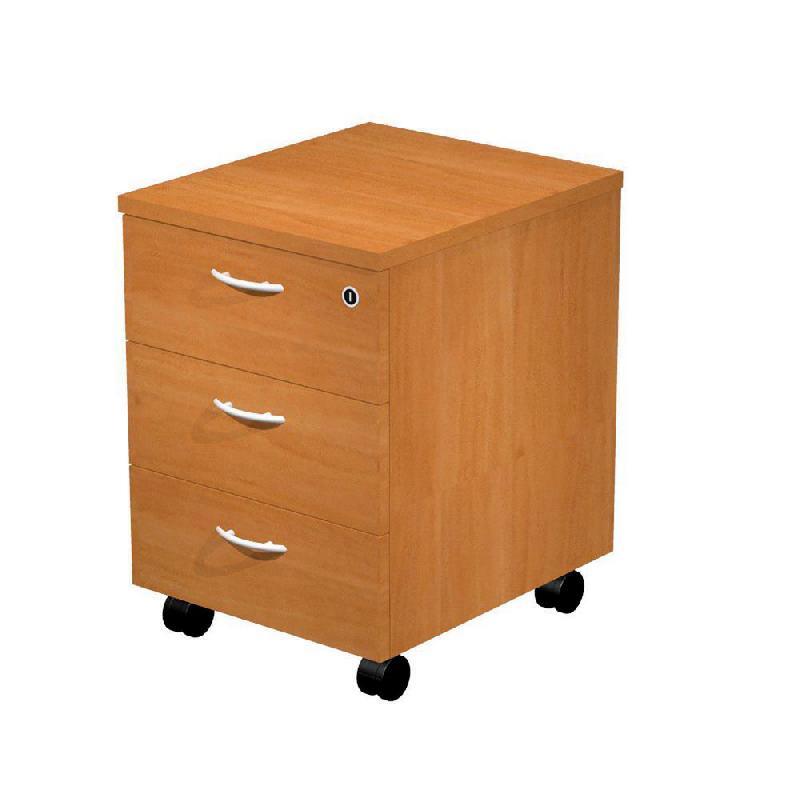 CAISSON MOBILE PRONTO - 3 TIROIRS - L.43 X P.52 X H.60 CM - AULNE