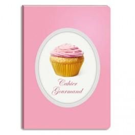 CLAIREFONTAINE CAHIERS CUPCAKES BROCHURE REMBORDÉE SOUPLE A5 96PGES LIGNÉE