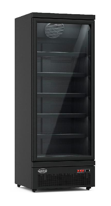 Congélateur 1 porte en verre noir vitree jde-600f bl - 7455.2244_0