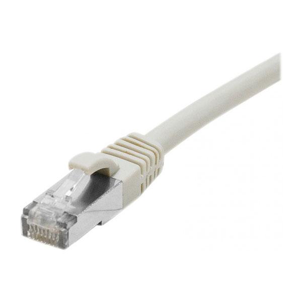 CORDON RJ45 CATEGORIE 6A F/UTP LSOH SNAGLESS GRIS - 0,15 M