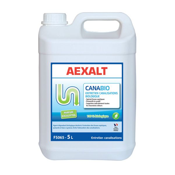 DÉBOUCHEUR 100% BIOLOGIQUE CANABIO AEXALT - BIDON 5L