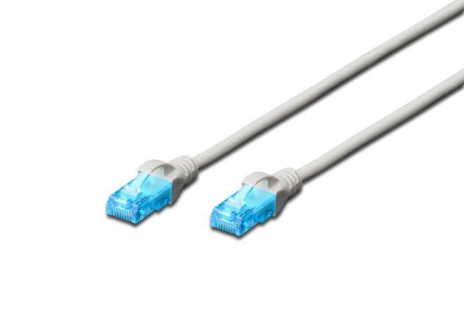 DIGITUS Câble de brassage CAT 5e U/UTP, 7 m, gris - gris 4016032198765_0