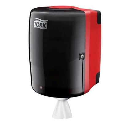 Distributeur mural Tork pour bobines dévidage central, 653008_0