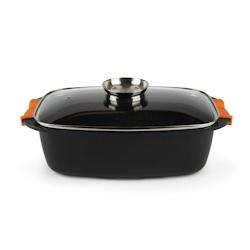 Excelsa casserole Slow Cook 5 L en aluminium noir - noir aluminium 66132_0