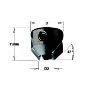 FRAISOIR A 45° POUR MECHES DE 4MM