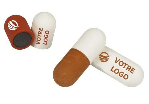Géllule publicitaire gomme avec magnet intégré - objet promotionnel_0