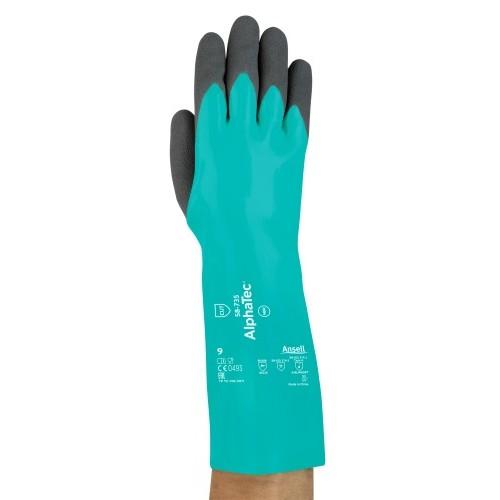GANTS DE PROTECTION CHIMIQUE ET COUPURE - ALPHATEC® 58-735 -T7 ANSELL
