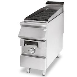 Virtus group Grillade Gaz, Zone de Cuisson en Fonte, Viande/Poisson P730mm - L400 - Virtus - 0698142401610_0