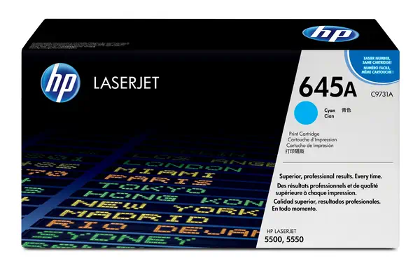 HP 645A toner LaserJet cyan authentique_0
