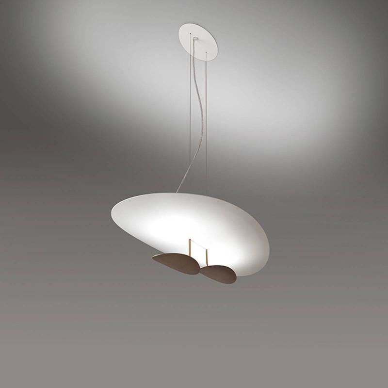 ICONE MASAI SUSPENSION 927 TRIAC 130X64CM BLANC/BRONZE