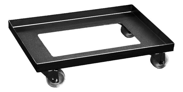 ITALCONCEPT L2G Chariot De Manutention Inox 304 Pour Bacs, 120 x 615 x 415mm - 3616350036735_0