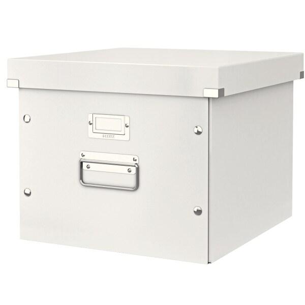 LEITZ Lot de 6 Boîte de rangement Click & Store Wow, format dossiers suspendus, coloris blanc perlé - blanc 60460001_0