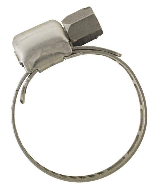 Lot de 2 colliers de fixation en inox - Bande ajourée pour un meilleur serrage - Diamètre 25 à 36 mm_0