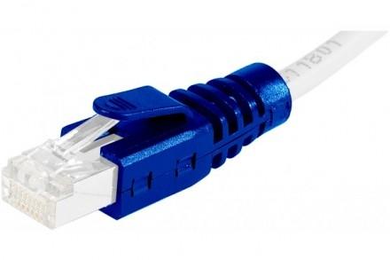 Manchons clipsables RJ45 - bleu - sachet de 10 pièces - garantie 1 an_0