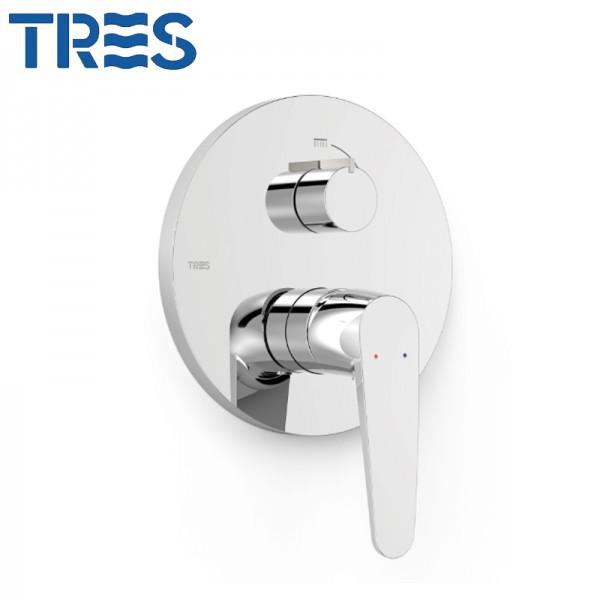 MITIGEUR À ENCASTRER RAPID-BOX (2 VOIES) CHROMÉ - TRES 20428001