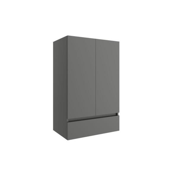 MODULE INFINITY 2 PORTES 1 TIROIR GRIS MAT 600 X 940 X 240 MM - SALGAR 85189