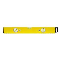NIVEAU À BULLE AIMANTÉ - PROFIL ALU JAUNE - 3 FIOLES
