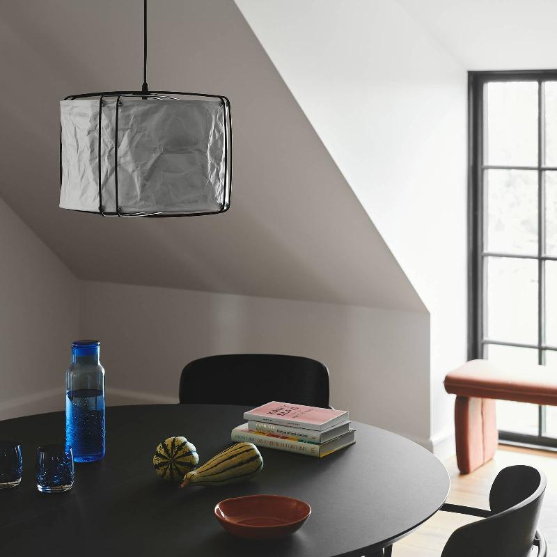 NORDLUX SUSPENSION CARDINE 35 AVEC ABAT-JOUR EN PAPIER