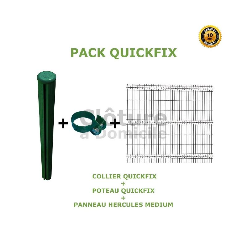 Pack prêt a poser quickfix [poteaux+panneaux+clips]_0