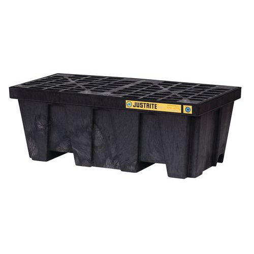 PALETTE RETENTION PE RECYCLE 2 FUTS - JUSTRITE