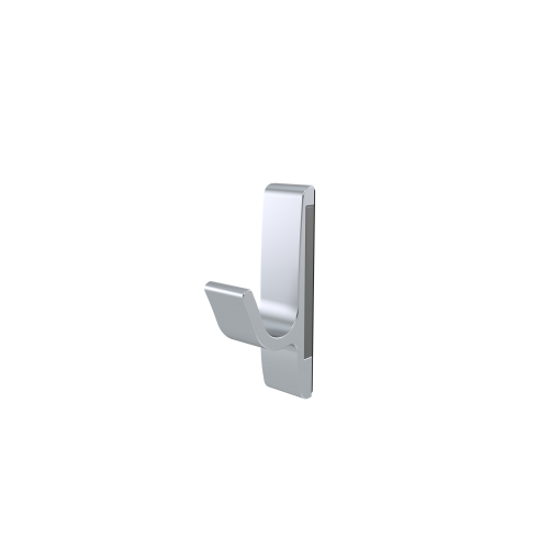 PATÈRE MAGNÉTIQUE EN ALUMINIUM-ANODISÉ ARGENT HERMETA