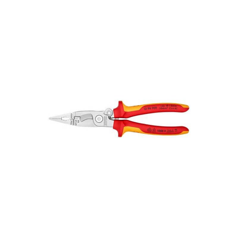 PINCE POUR INSTALLATIONS ÉLECTRIQUES 200MM - KNIPEX - 13 96 200