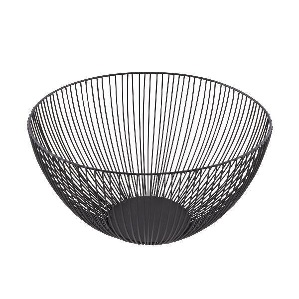 POINT VIRGULE Corbeille à fruits 25 cm Noire - Wire - 035-1125548_0