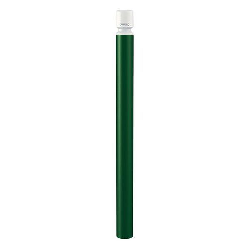 POTELET AGGLO HAUTE VIS. Ø 102 MM ZINC VERT 6005/BLANC 9010 - PROCITY