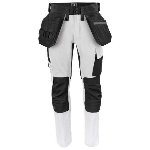 PROJOB 5551 PANTALON STRETCH CORDURA BLANC - TAILLE 40