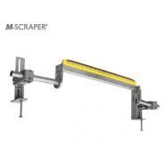 Racleur pour bande transporteuse - M-Scraper - largeur 500 mm - acier peint ou inox - lame inox, tungstène ou polyuréthane_0
