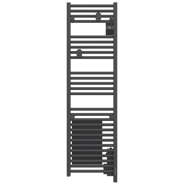 Radiateur sèche-serviettes connecté Doris avec soufflerie étroit 1500W Anthracite - Atlantic - 851288_0