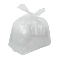 Sacs poubelle recyclés transparents Jantex utilisation légère 10kg 80L (lot de 200) - GACH158_0