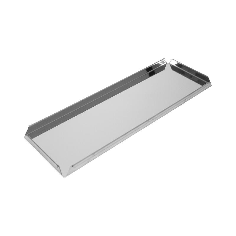 Schneider - Plaque d'exposition/comptoir, acier inoxydable, 600 x 200 x 15 mm - argenté inox 154061_0