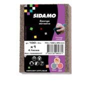 SIDAMO - EPONGES À PONCER 4 FACES 70X100X25 MM GRAIN 100 - 25 PCE - 10998037