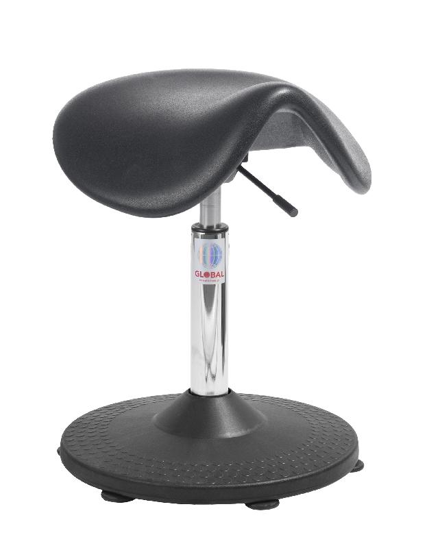 Siège selle ergonomique – Dalton PU Trumpet Hauteur d'assise : 490/680 mm_0