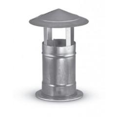 Sortie / déflecteur de toit - type chapeau - diamètre 125 mm - acier galvanisé - OxyGen Industry_0