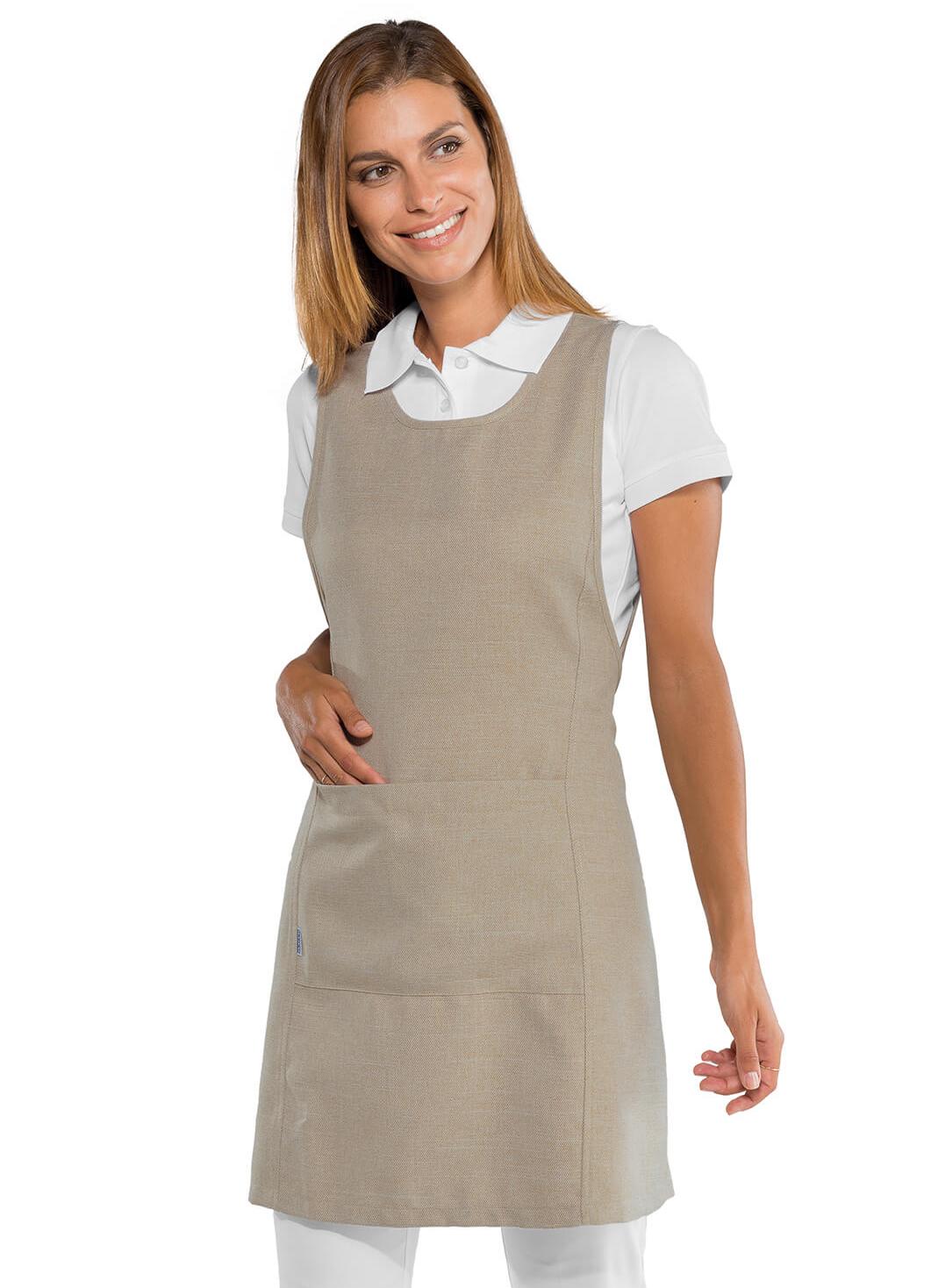 Tablier de cuisine femme 100% coton Isacco