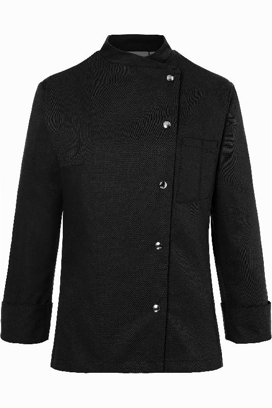 VESTE DE CHEF POUR FEMME LARISSA, NOIRE, TAILLE : 34