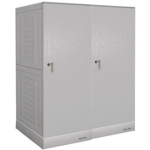 VESTIAIRE MULTICASES 2 CASES 1028 MM GRIS - MANUTAN EXPERT
