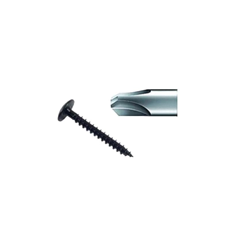 VIS PENTURE INVIOLABLE TÊTE RONDE LARGE ZINGUÉ NOIR 6X30 BOÎTE DE 200 - STAFA - 0504200001