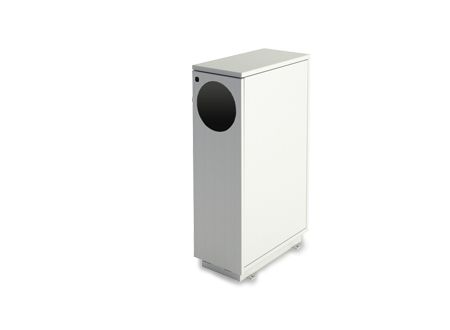 Poubelle urbaine Norvik 03.067 - Zano - 45L - inox brossé, résistante et design_0
