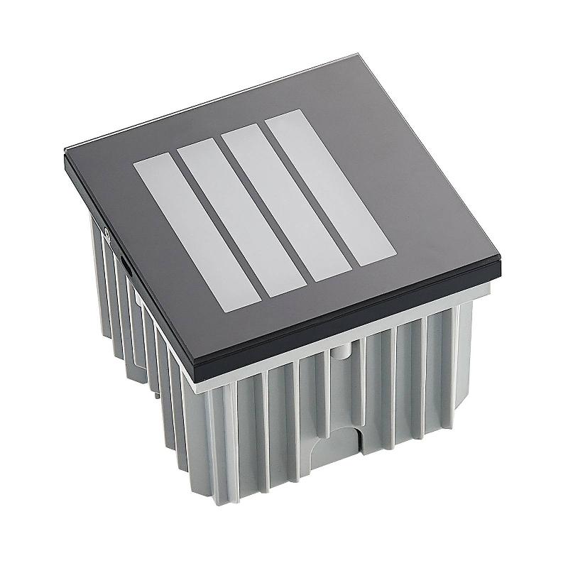 ARCCHIO APPLIQUE ENCASTRABLE LED ZAMO, PARALUME, NOIR, IP65