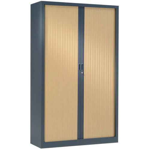 ARMOIRE HAUTE 120X198 CM CORPS ANTHR. 7016 RIDE. CHÊNE CLAIR - VINCO