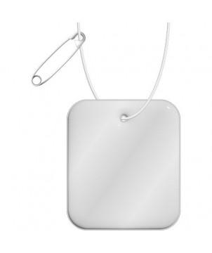 ATTACHE RÉFLÉCHISSANTE RECTANGULAIRE EN PVC H-20 RFX, XXL - BLANC - ACCESSOIRES DE SÉCURITÉ PUBLICITAIRES