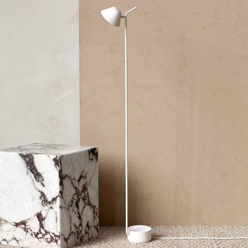 AUDO COPENHAGEN AUDO PEEK LAMPADAIRE LED, BLANCHE