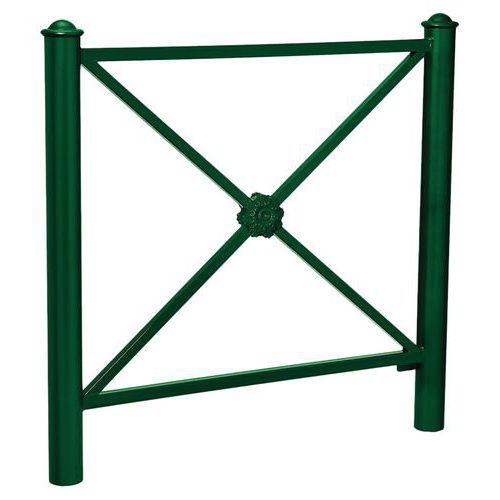 BARRIÈRE PROVINCE ROSACE 1.07 M AGORA - ZINC VERT 6005 - PROCITY