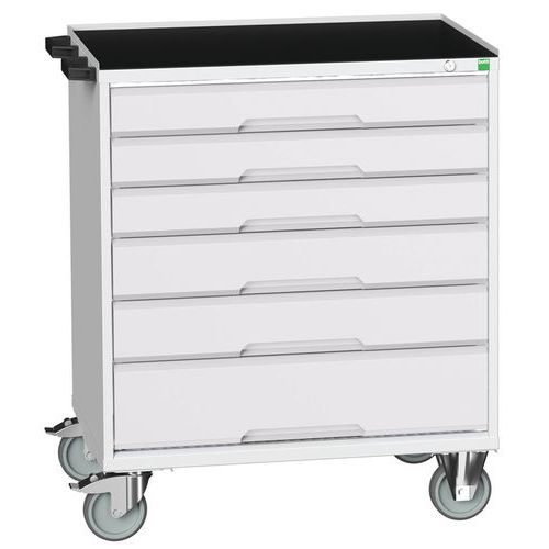 BOTT 1 SERVANTE VERSO DESSUS 3 REBORDS À TIROIRS 800X550X965MM - BOTT