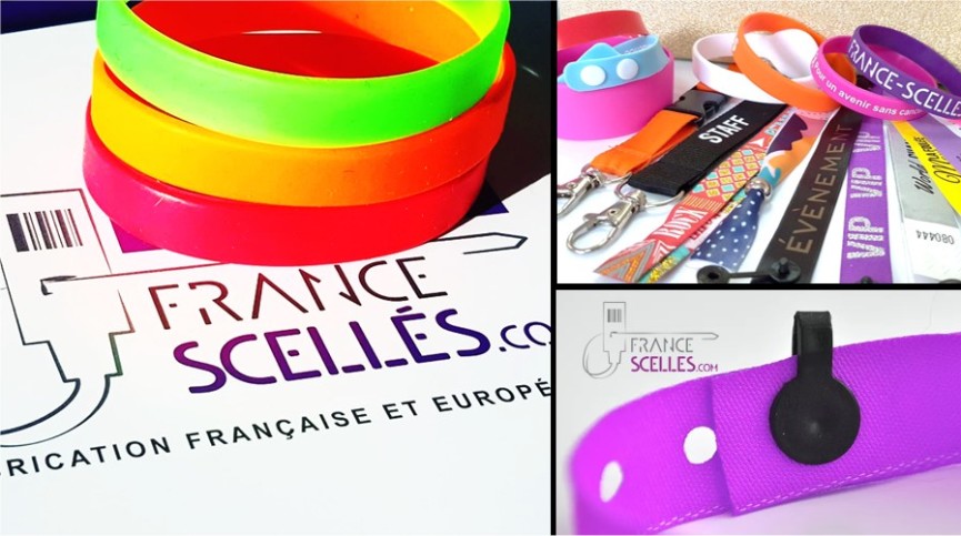 Bracelet de couleurs réutilisable à usage unique pour  la mise en place des mesures sanitaires_0