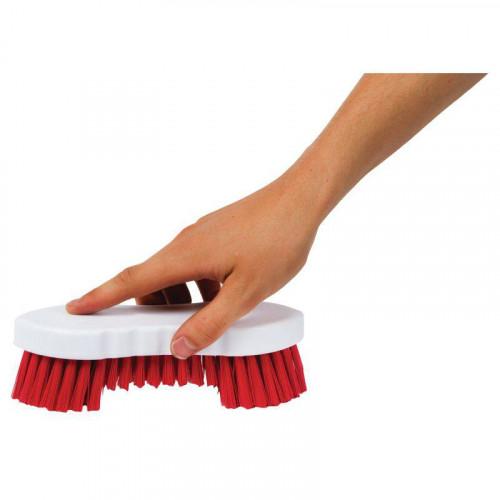 BROSSE DURE ROUGE JANTEX